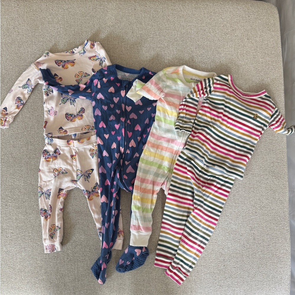 Baby Girl Pajamas from GAP & Old Navy